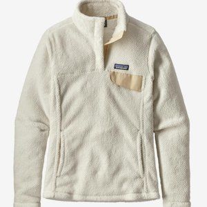 Patagonia Women's Snap White and Cream Pullover